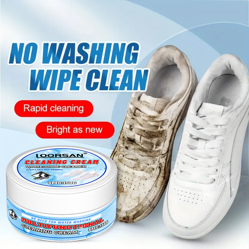 Sneaker Care Spray - LOORSAN Multifunctional White Shoe Cleaning Cream,