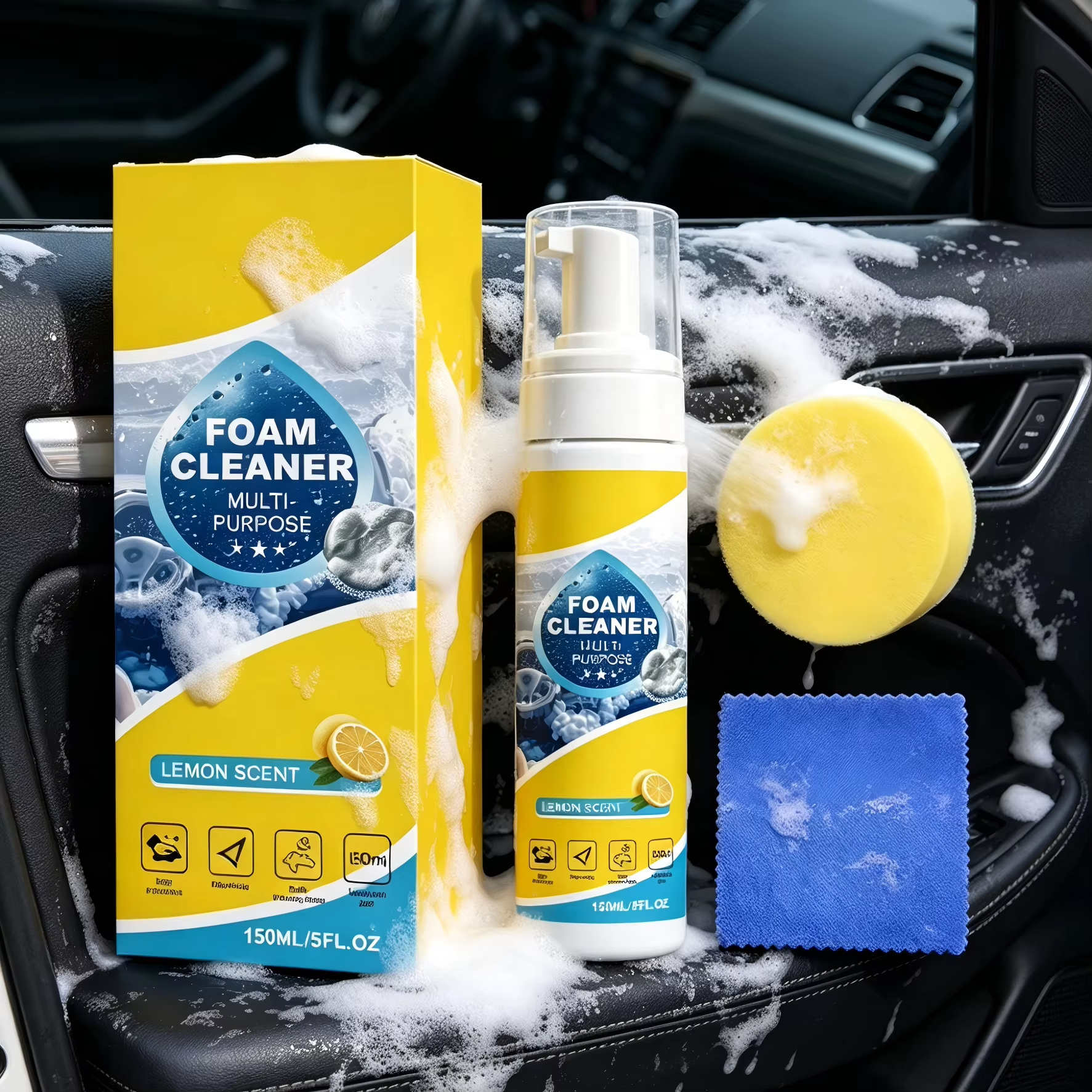Multi-Purpose Foam Car Interio - Sneaker Care Spray reseña y precio