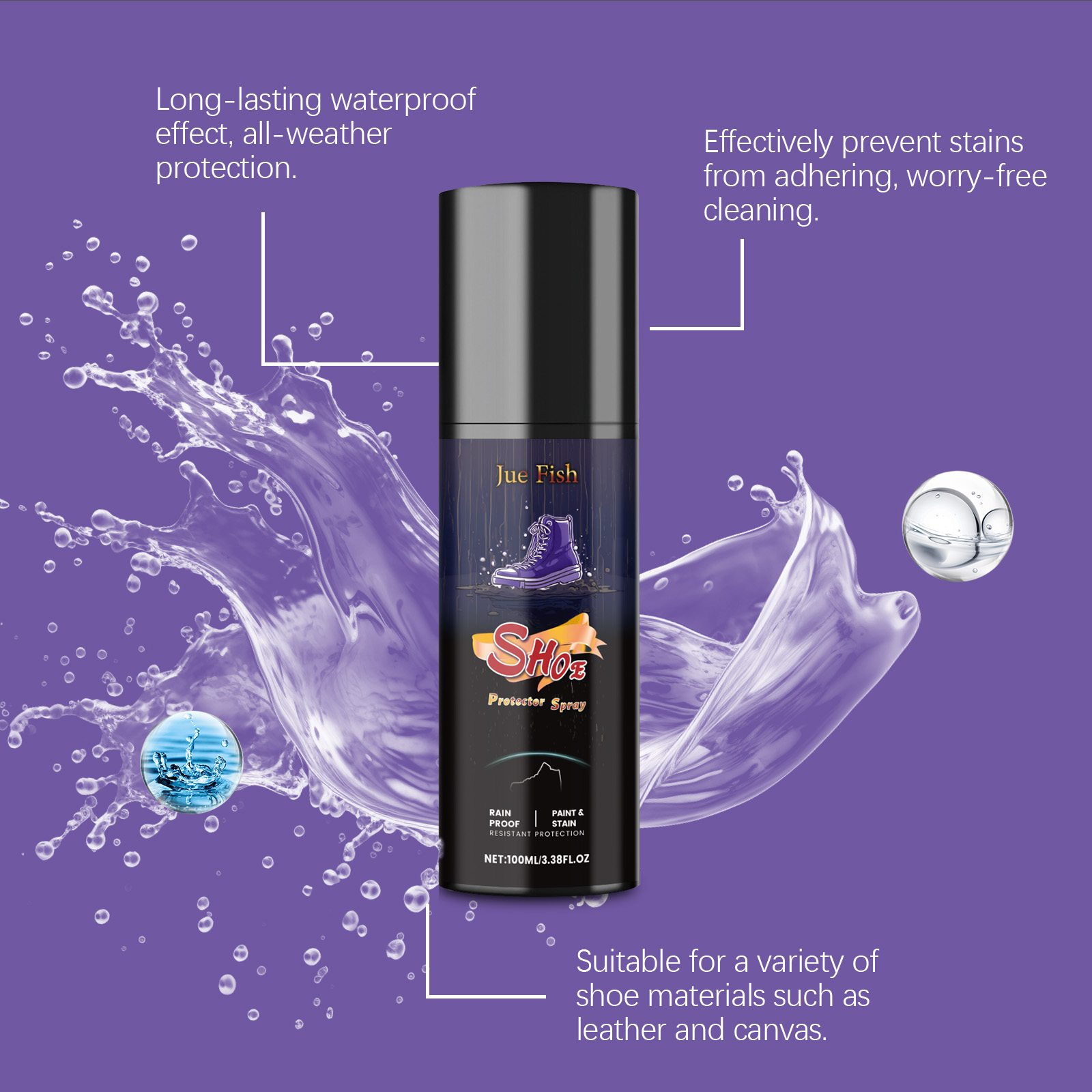 100ML Shoe Protector Spray Cle - Sneaker Protector Spray reseña y precio