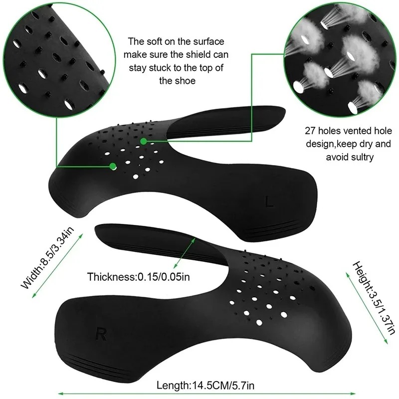 1 Pair Crease Protector Shoe A - Sneaker Protector Spray reseña y precio