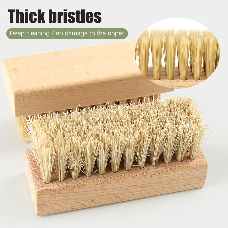 1PC Pig Bristles Shoe Brush Fo - Sneaker Care Kit reseña y precio