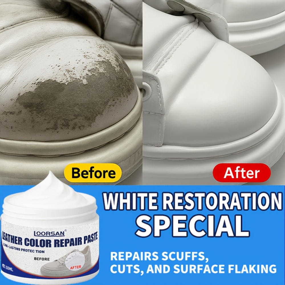 White Leather Repair Kit - Eas - Sneaker Care Spray reseña y precio
