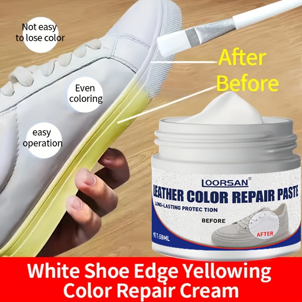White Leather Repair Kit - Eas - Sneaker Care Spray reseña y precio