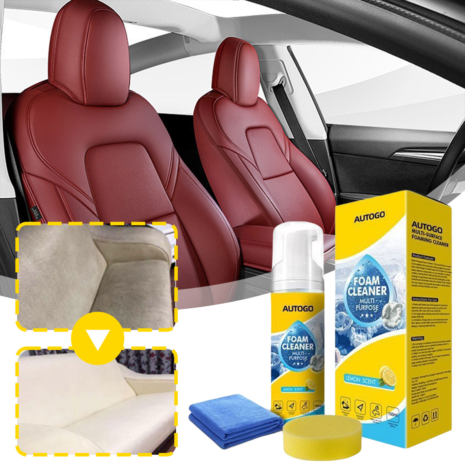 Multipurpose Foam Cleaner For  - Sneaker Care Spray reseña y precio