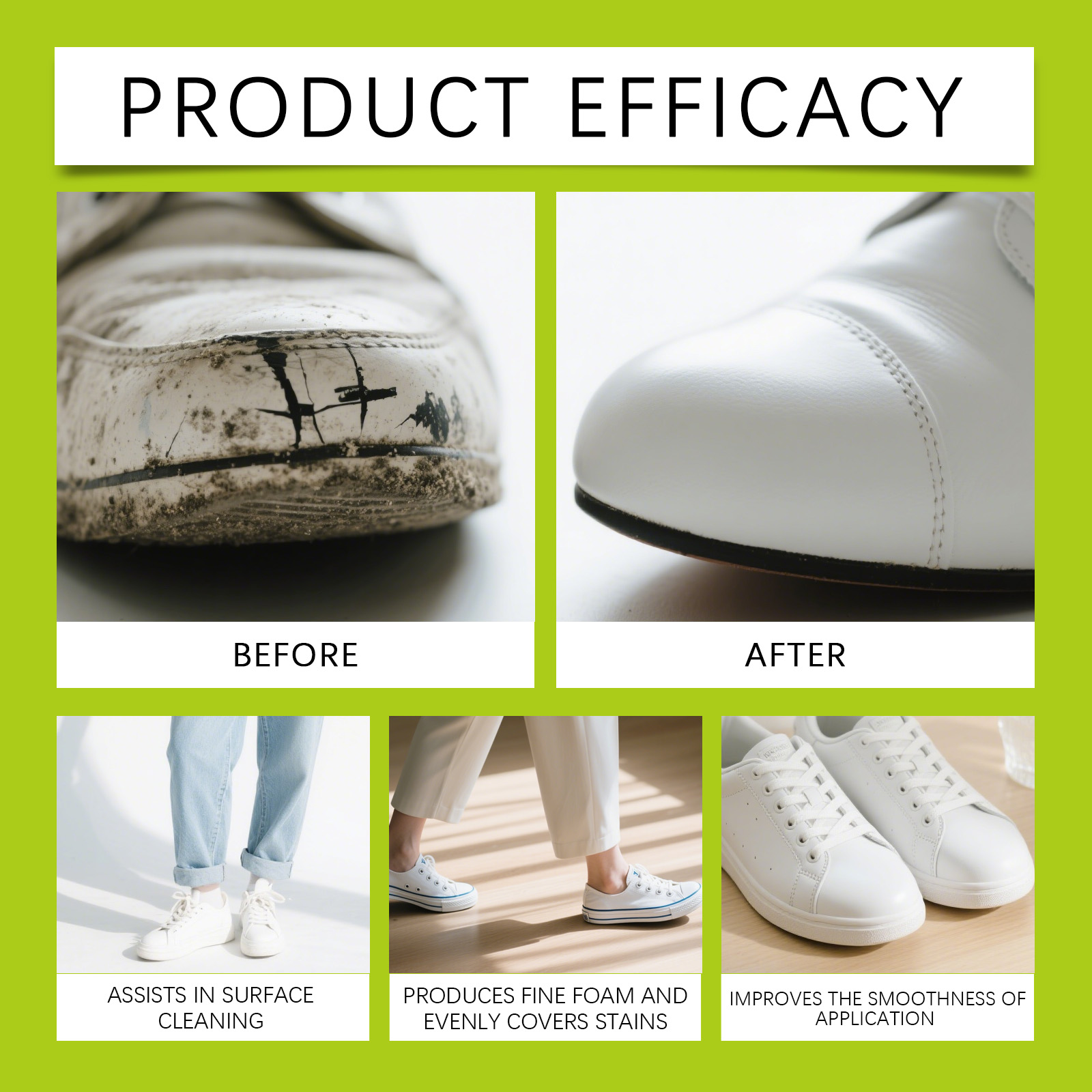White Shoe Cleaner Sneaker Cle - Sneaker Care Spray reseña y precio