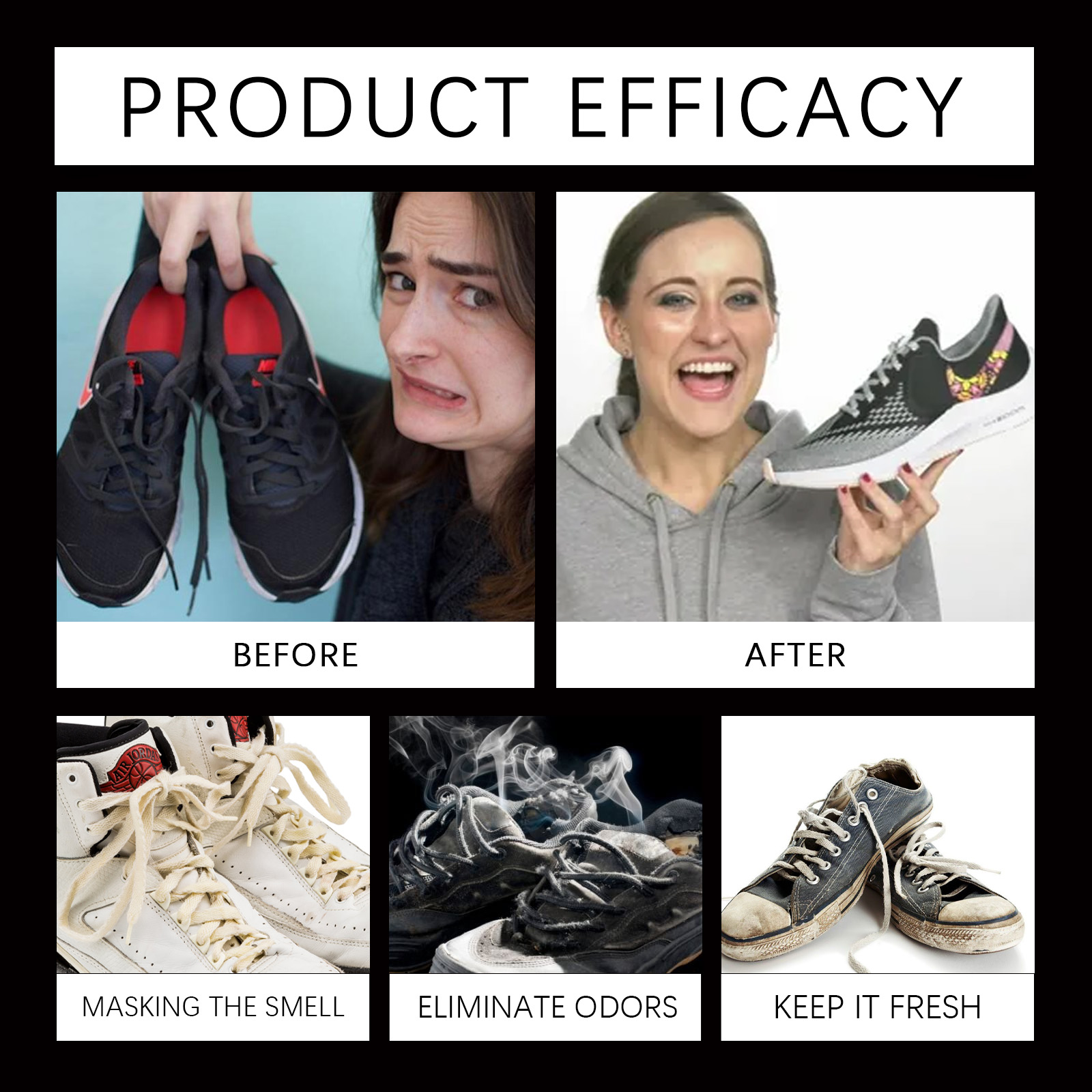 Shoe Deodorizer Capsules Sneak - Sneaker Protector Spray reseña y precio