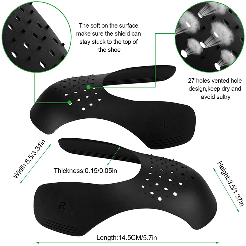 4Pcs Crease Protector Shoe Hea - Sneaker Protector Spray reseña y precio