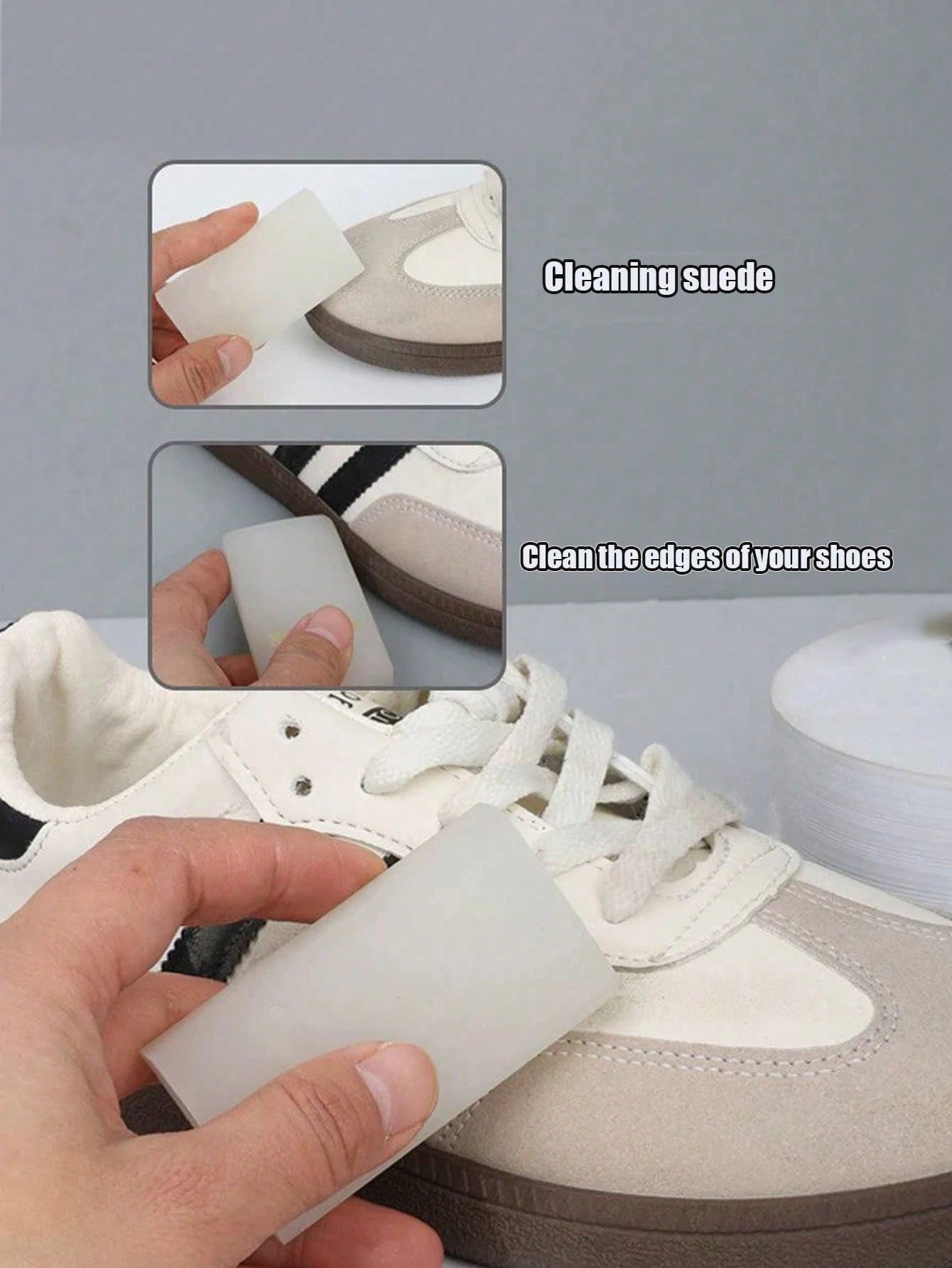 2/1pc Portable Suede Shoe Clea - Sneaker Care Suede reseña y precio